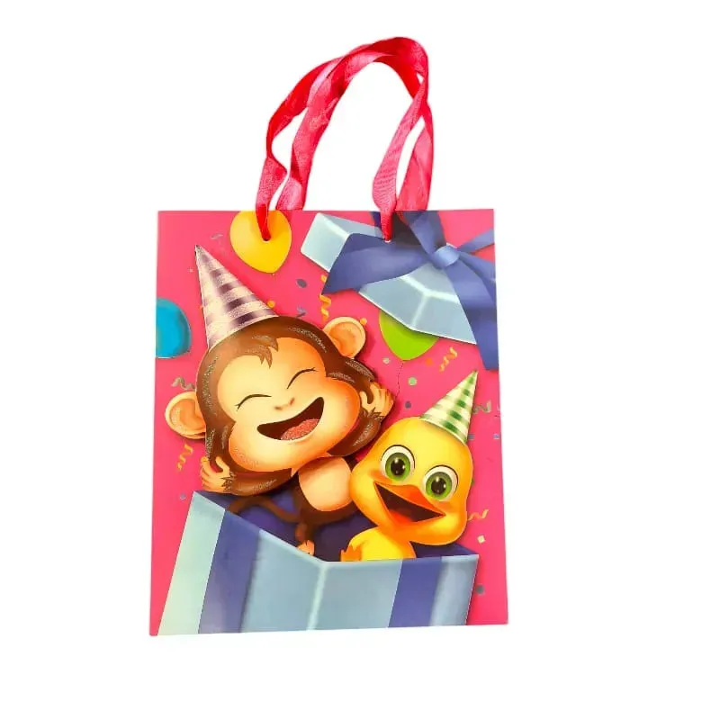 Birthday Animals Paper Gift Bag