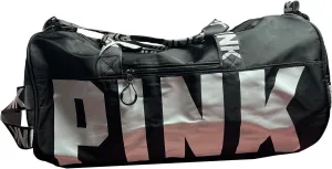 Black Gym Bag For Women, Duffel, Yoga, Travel, Carry-On, Women's Gymnastics Bag, Water Resistant, Sports For Women (Black)