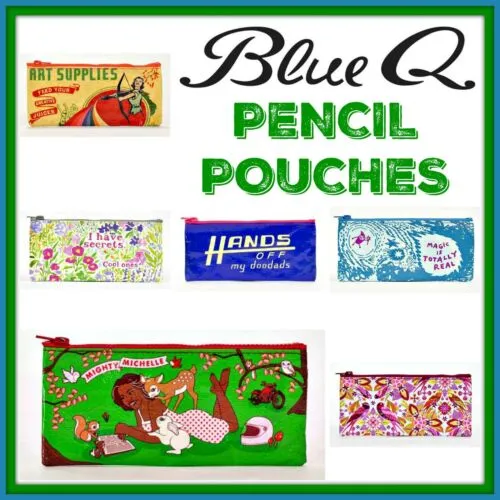 Blue Q Pencil Case
