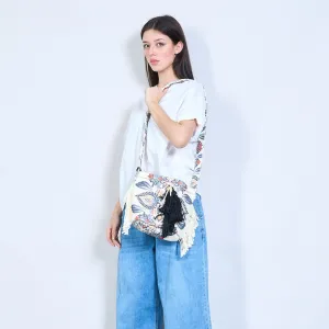 Boho vintage embroidered crossbody bag wholesale