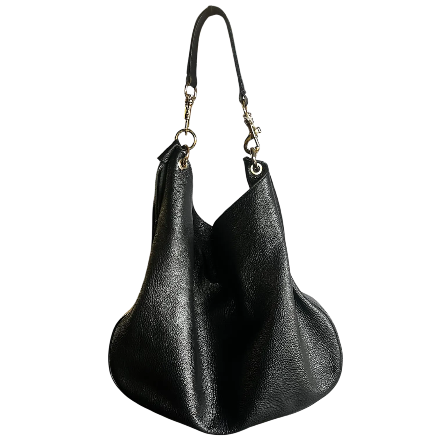 Borsein Pelle Leather Slouchy Bag