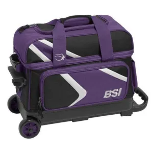 BSI Dash Double Roller Black/Purple Bowling Bag