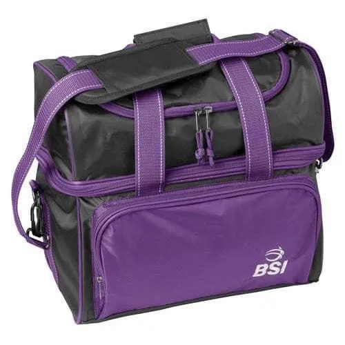 BSI Taxi Single Tote Bowling Bag Purple Black