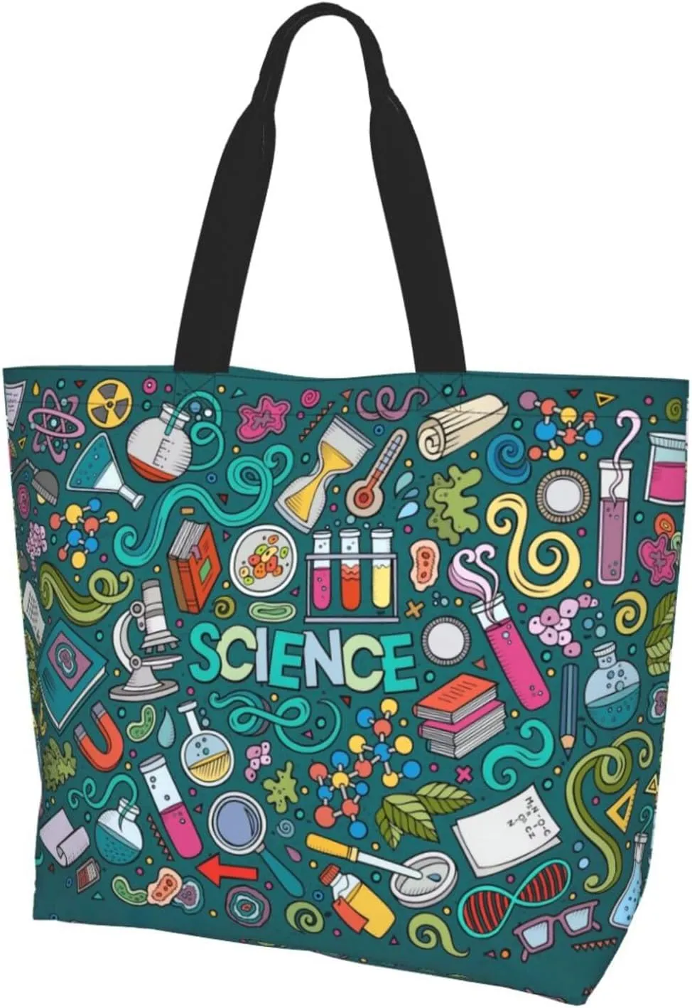 Cartoon Dinosaur Images Print Shoulder Bag For Women Shopping Bags Tote Bag Large Storage Handbag Grocery Bags