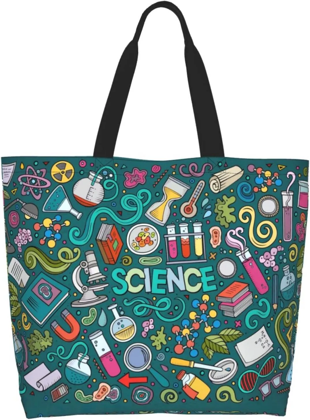 Cartoon Dinosaur Images Print Shoulder Bag For Women Shopping Bags Tote Bag Large Storage Handbag Grocery Bags