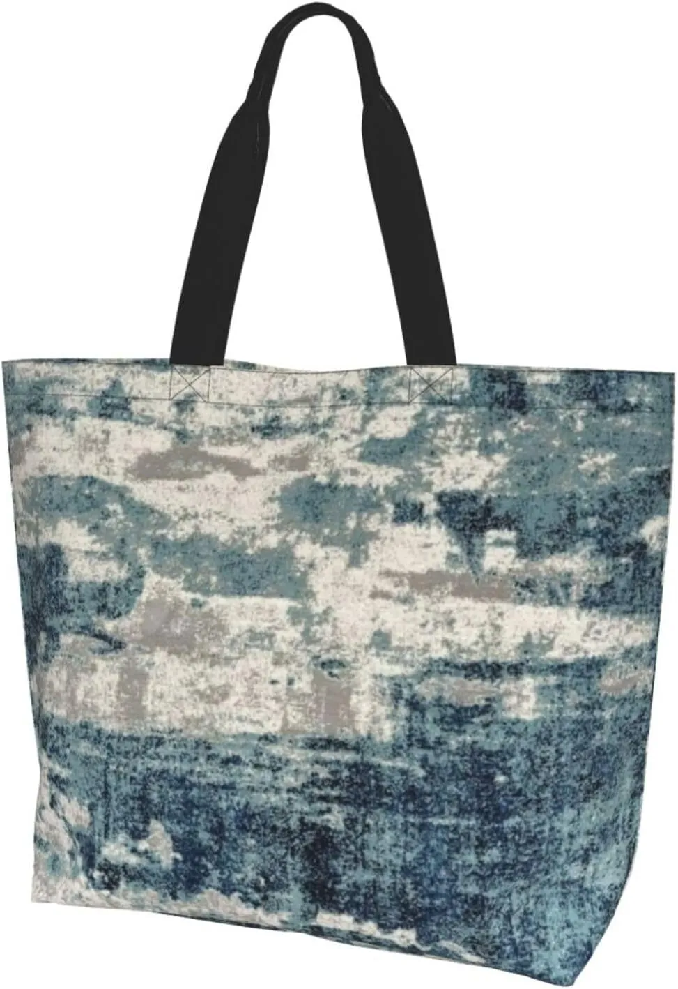 Cattle Dog Florals Print Shoulder Bag For Women Shopping Bags Tote Bag Large Storage Handbag Grocery Bags