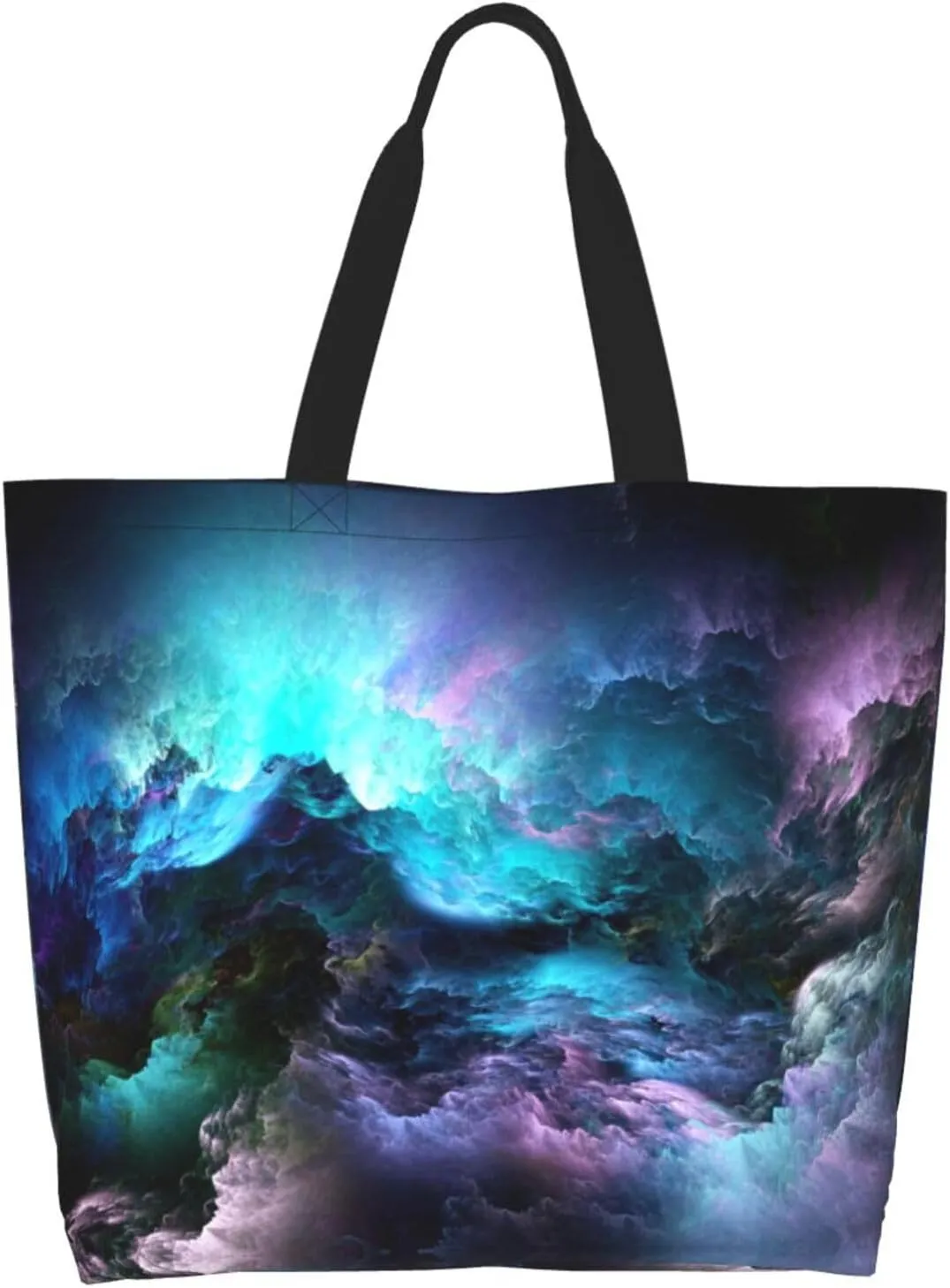 Cattle Dog Florals Print Shoulder Bag For Women Shopping Bags Tote Bag Large Storage Handbag Grocery Bags