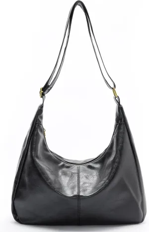 celestina Hobo Bags for Women, Ultra Soft Foldable Vegan Leather Shoulder Handbag, Stylish Slouchy Tote Purses