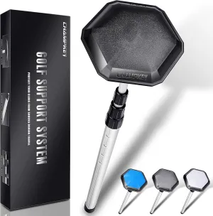 CHAMPKEY Professional Golf Travel Bag Support Rod - Sturdy Aluminum Alloy Golf Support System - Rubber Top Cover Golf Support Stick