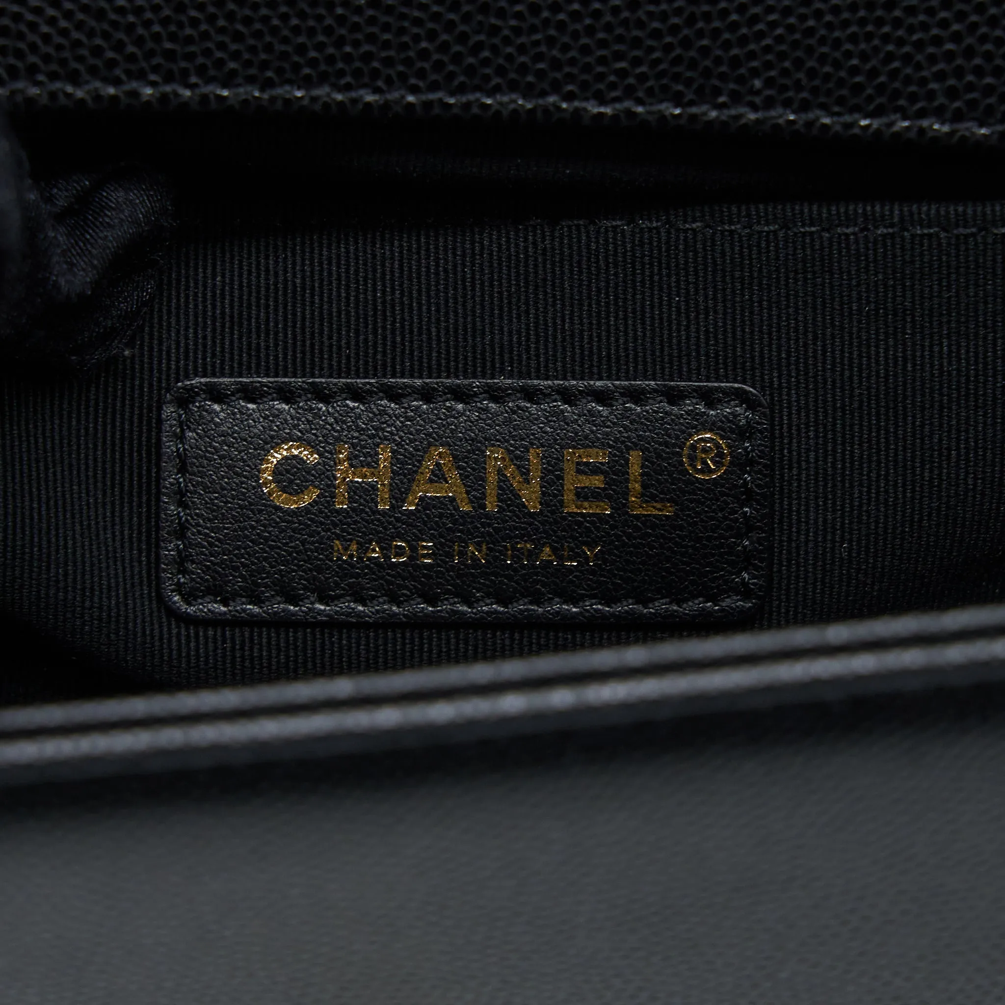 Chanel Black Bag Boy Small (Microchip) Sturdy Affordable  Caviar