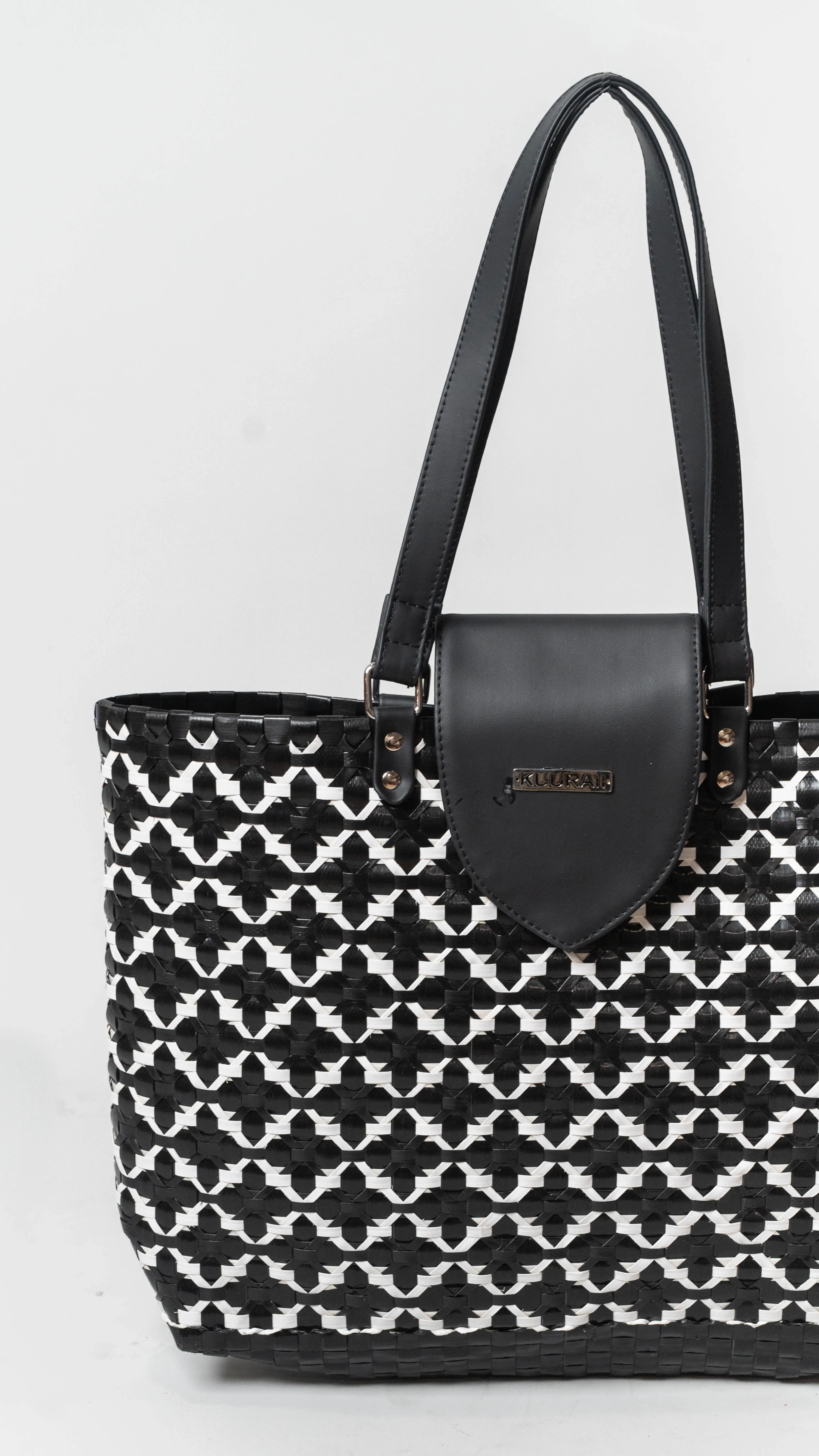 Chettinad Tote - Black & White