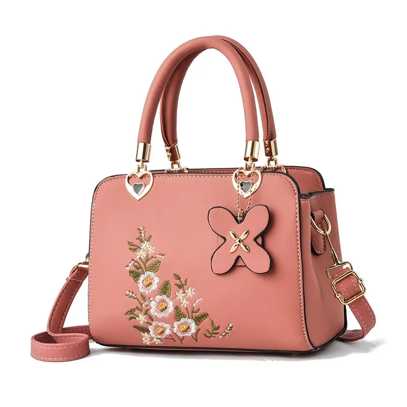 Chic Embroidery Handbags