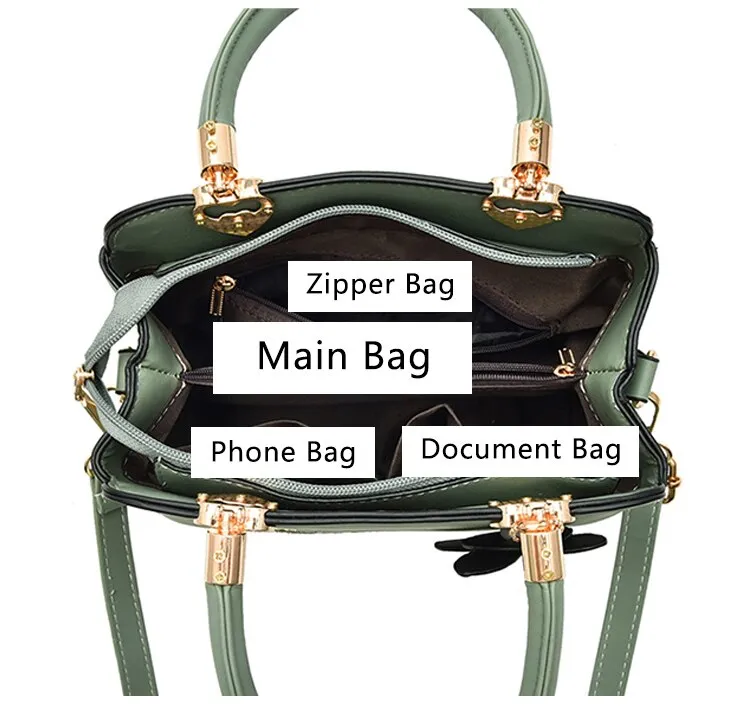 Chic Embroidery Handbags