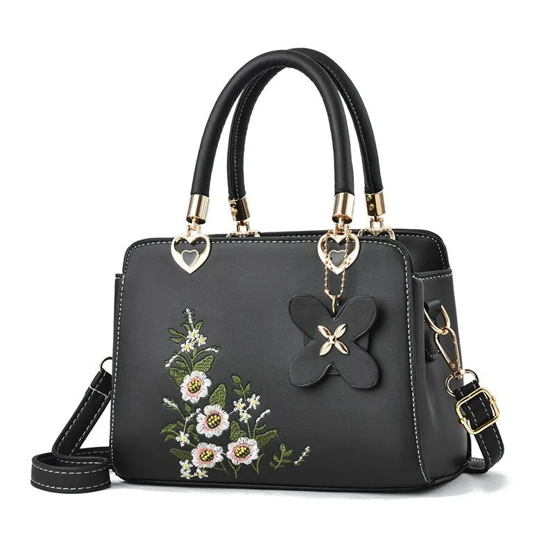 Chic Embroidery Handbags