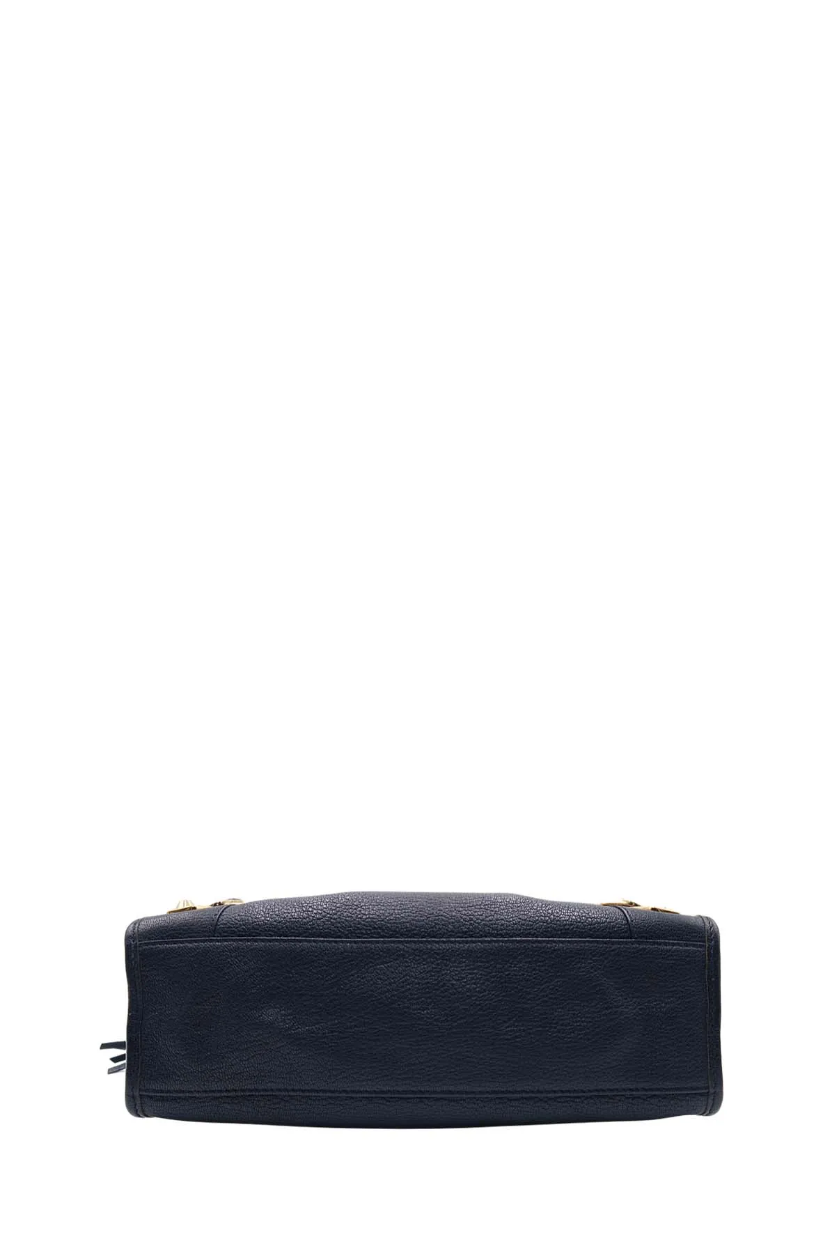 Classic City S Metallic Edge with Gold Hardware Navy