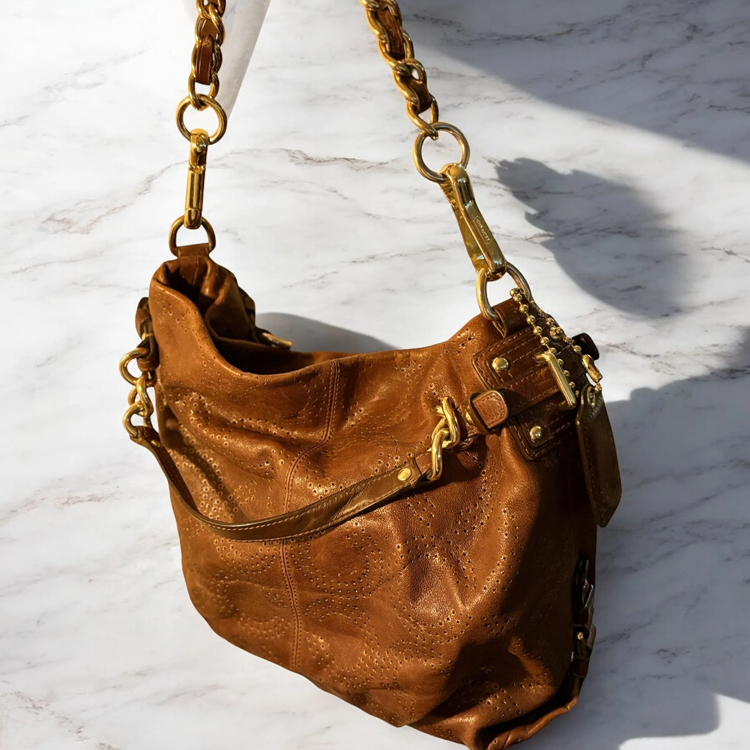 COACH Vintage Leather Bag Brown