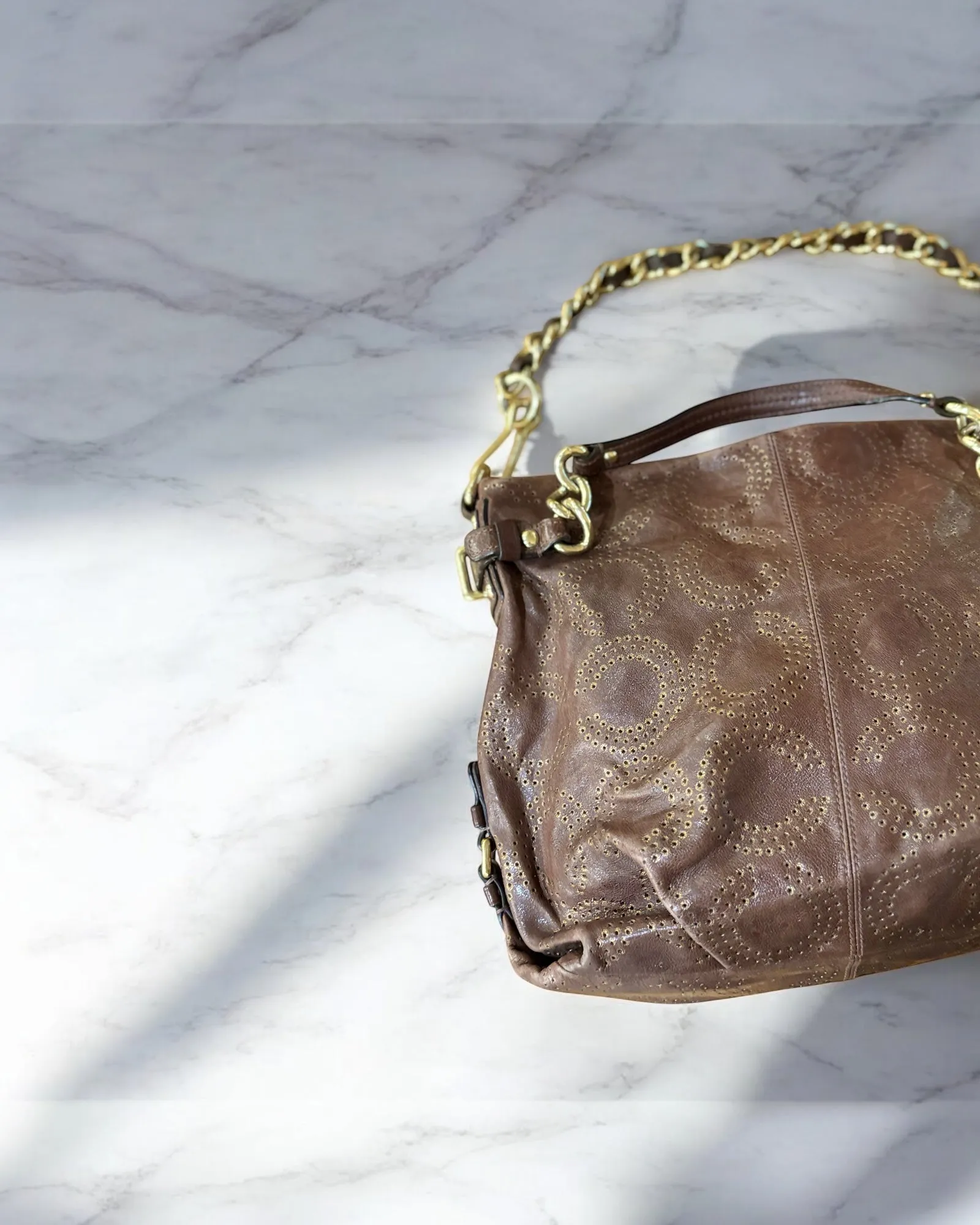 COACH Vintage Leather Bag Brown