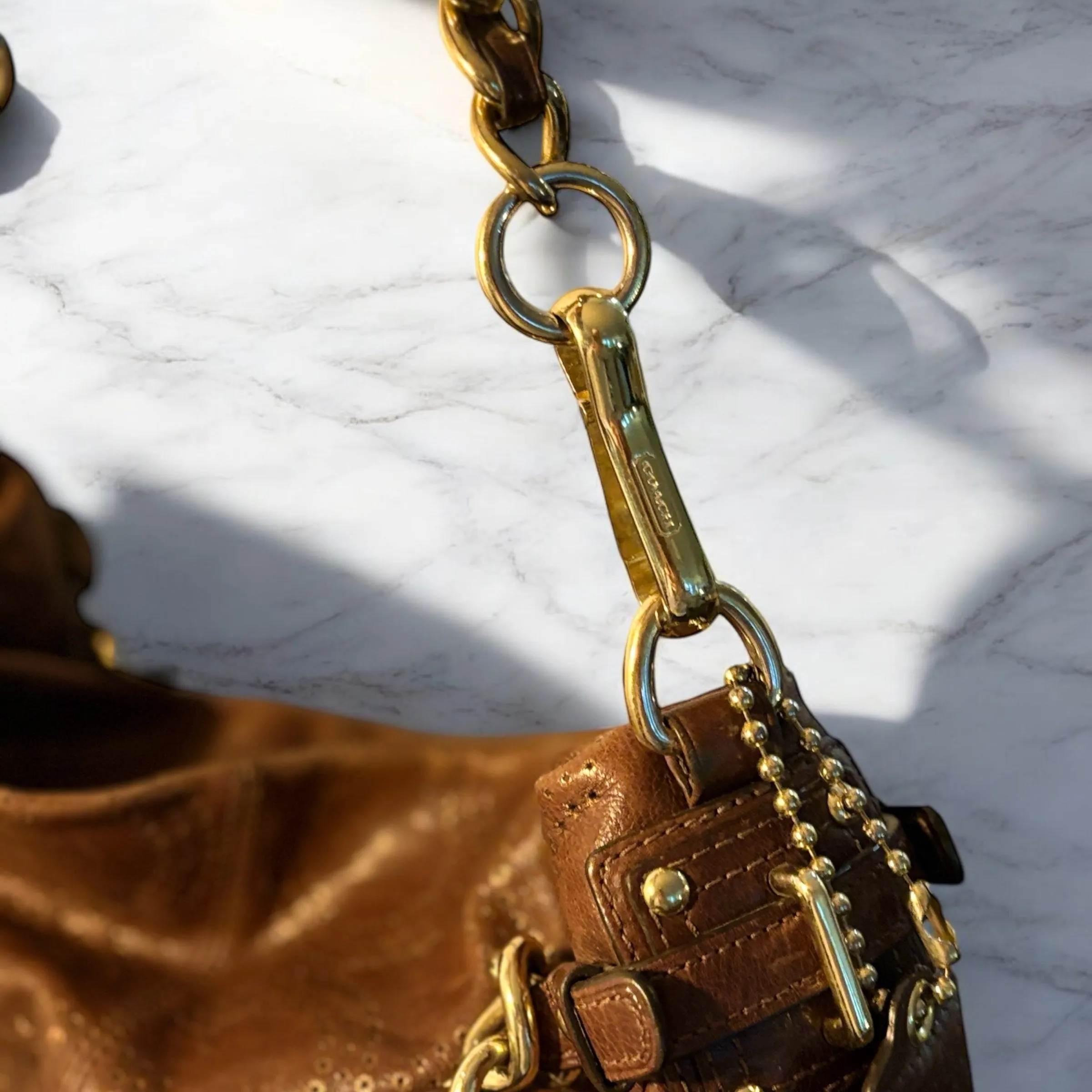 COACH Vintage Leather Bag Brown