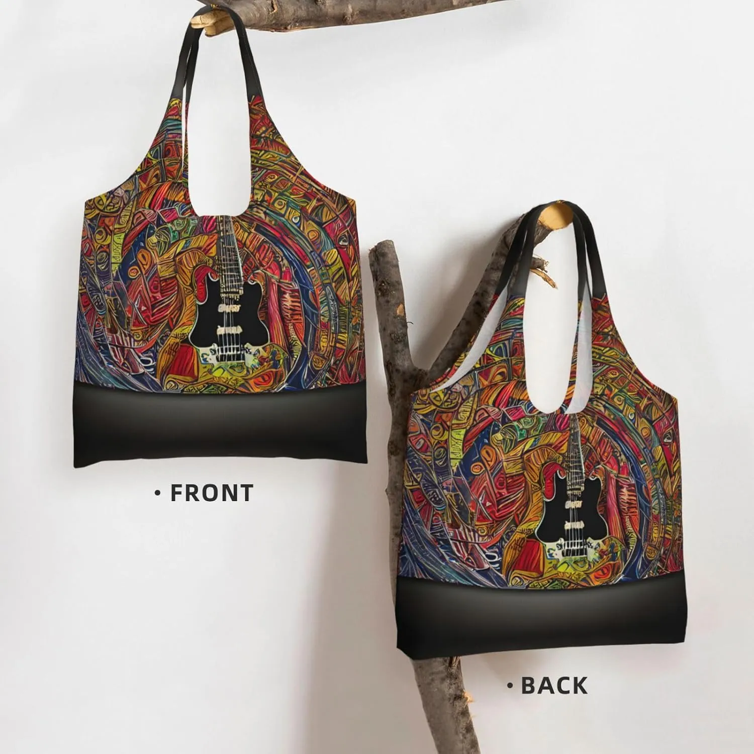 Coral And Teal Arrows Canvas Bag Bag Handbag Eco-Friendly Reusable Groceryshopping Bags For Women Girls