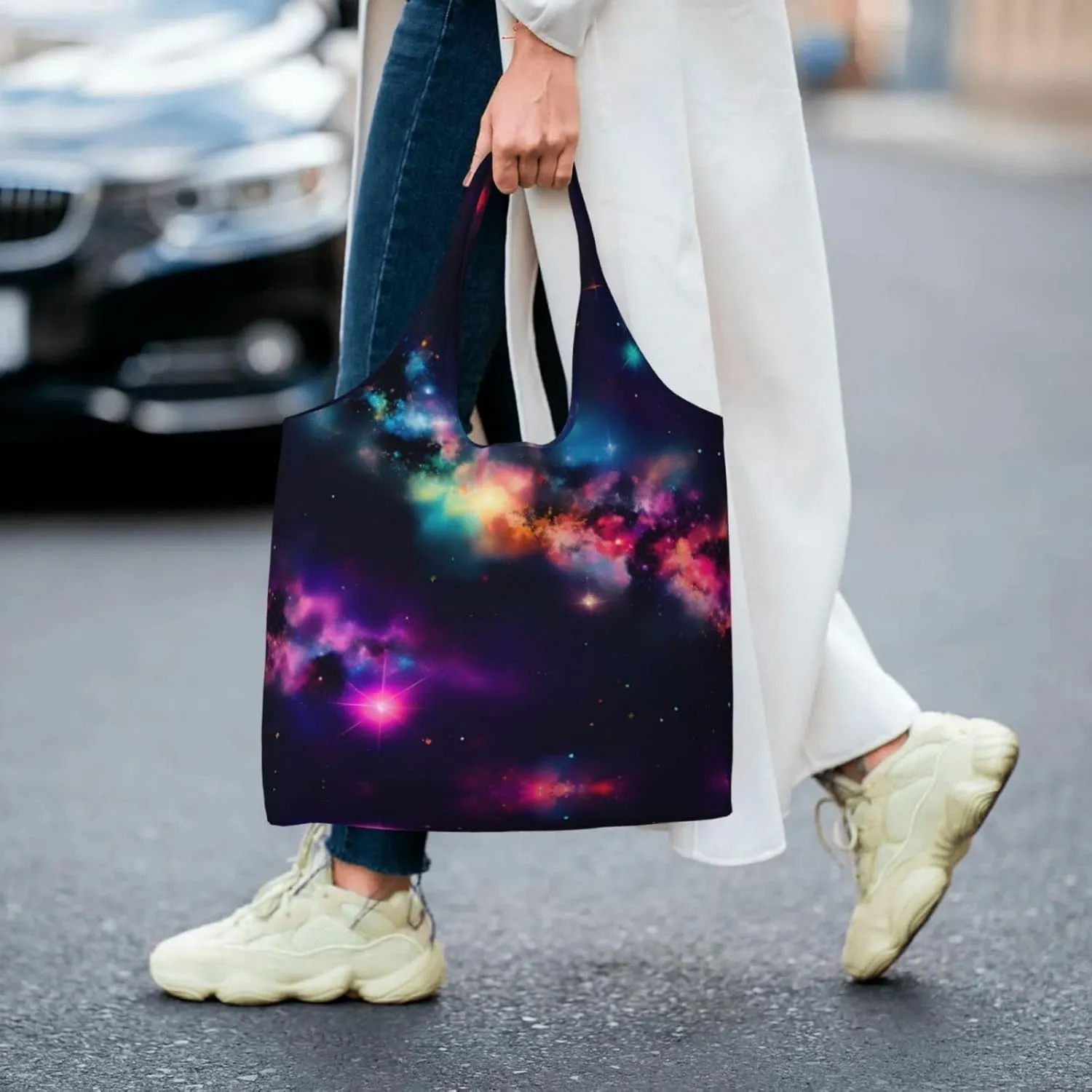 Coral And Teal Arrows Canvas Bag Bag Handbag Eco-Friendly Reusable Groceryshopping Bags For Women Girls
