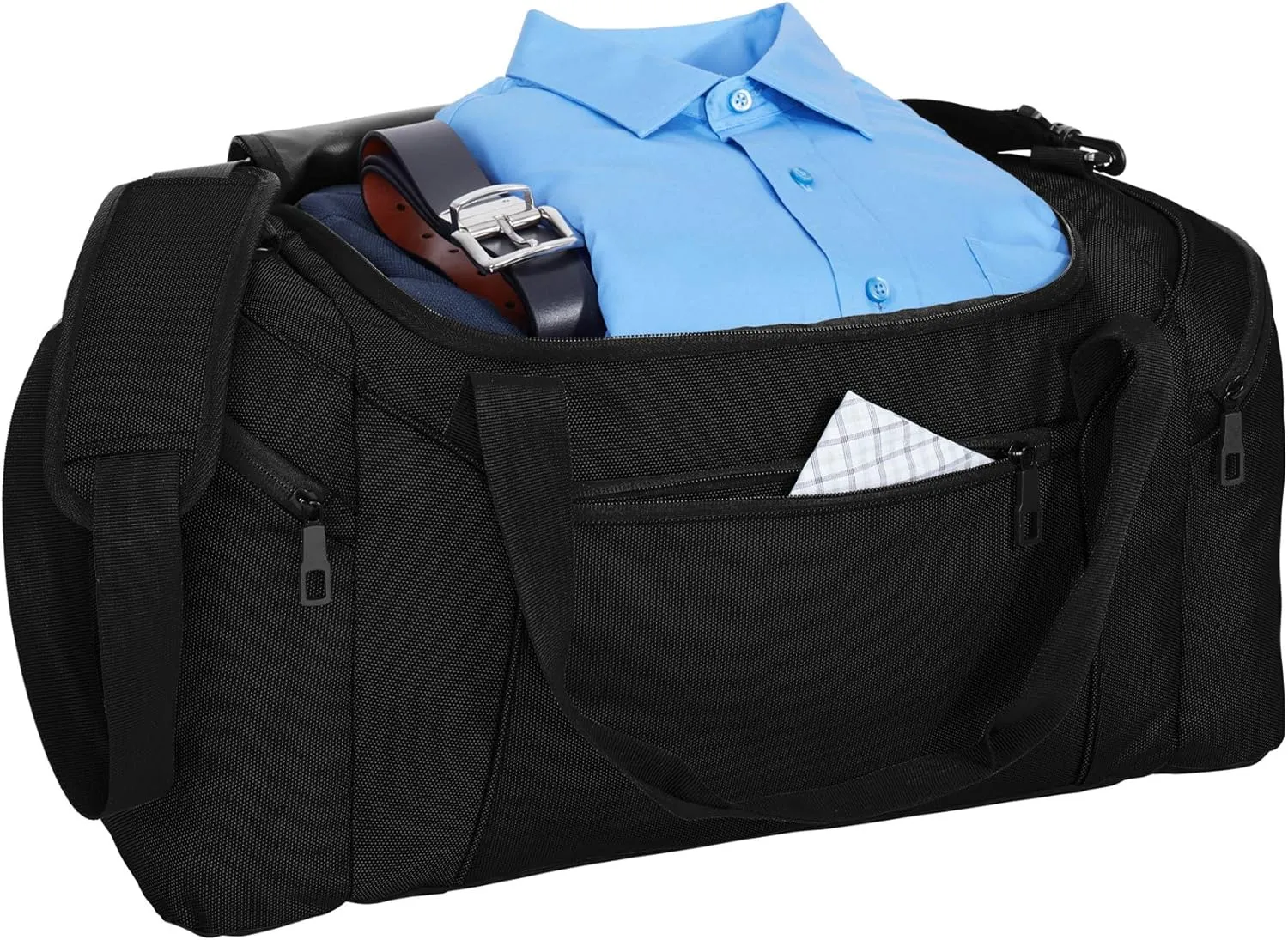 Custom Form Duffel Bag for Men Women - Add Your Monogram - Personalized Weekender Bag for Gym, Overnight, Travel