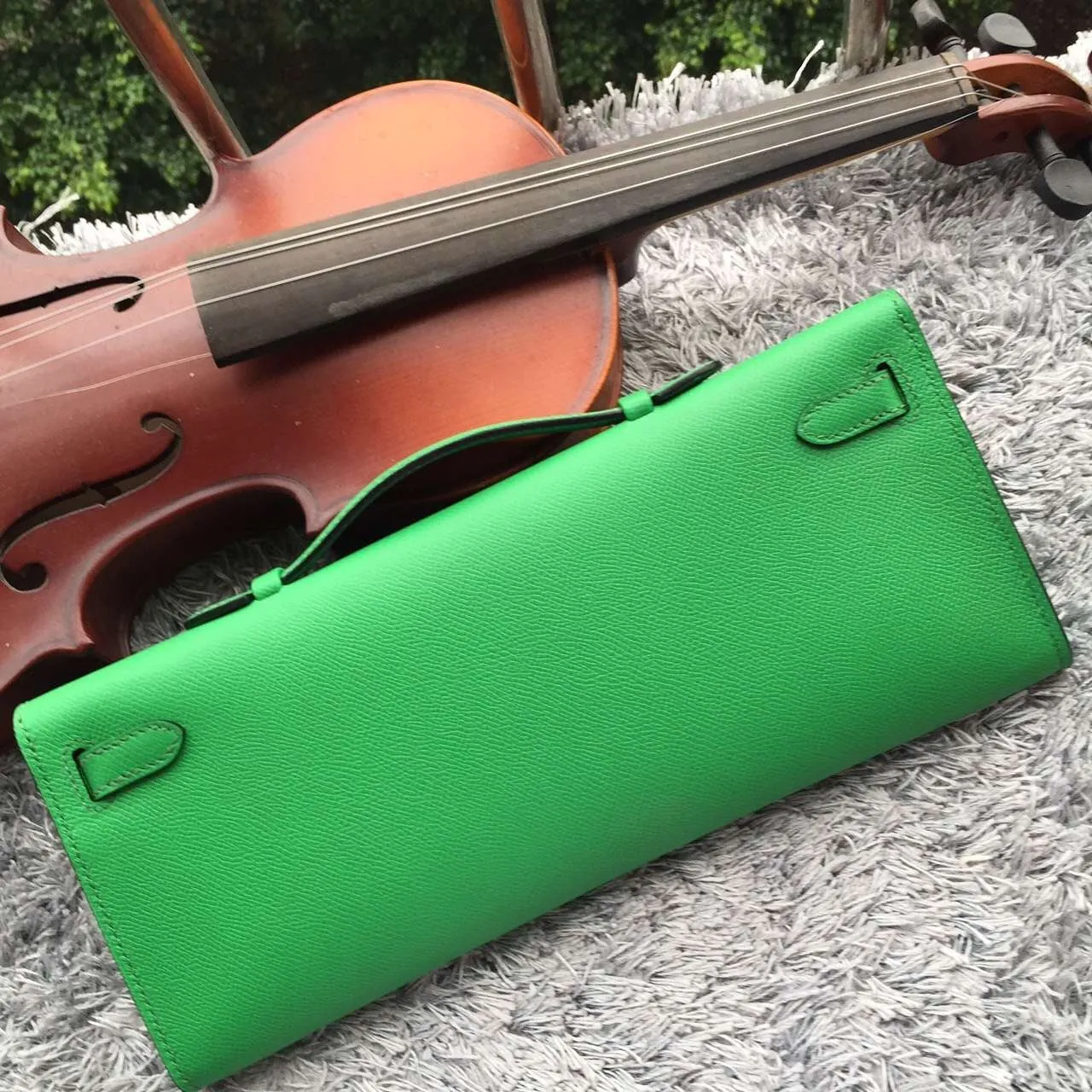 Cut Bamboo High-standard Handcrafted Special promotion Clutch Kelly Hermes