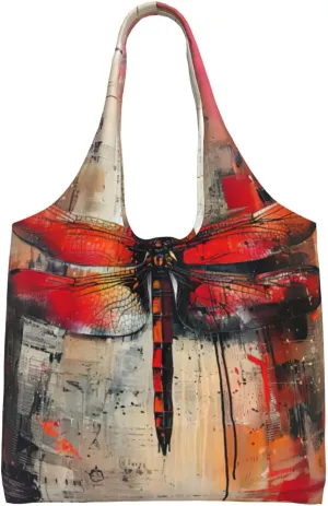 Deer Canvas Bag Bag Handbag Eco-Friendly Reusable Groceryshopping Bags For Women Girls
