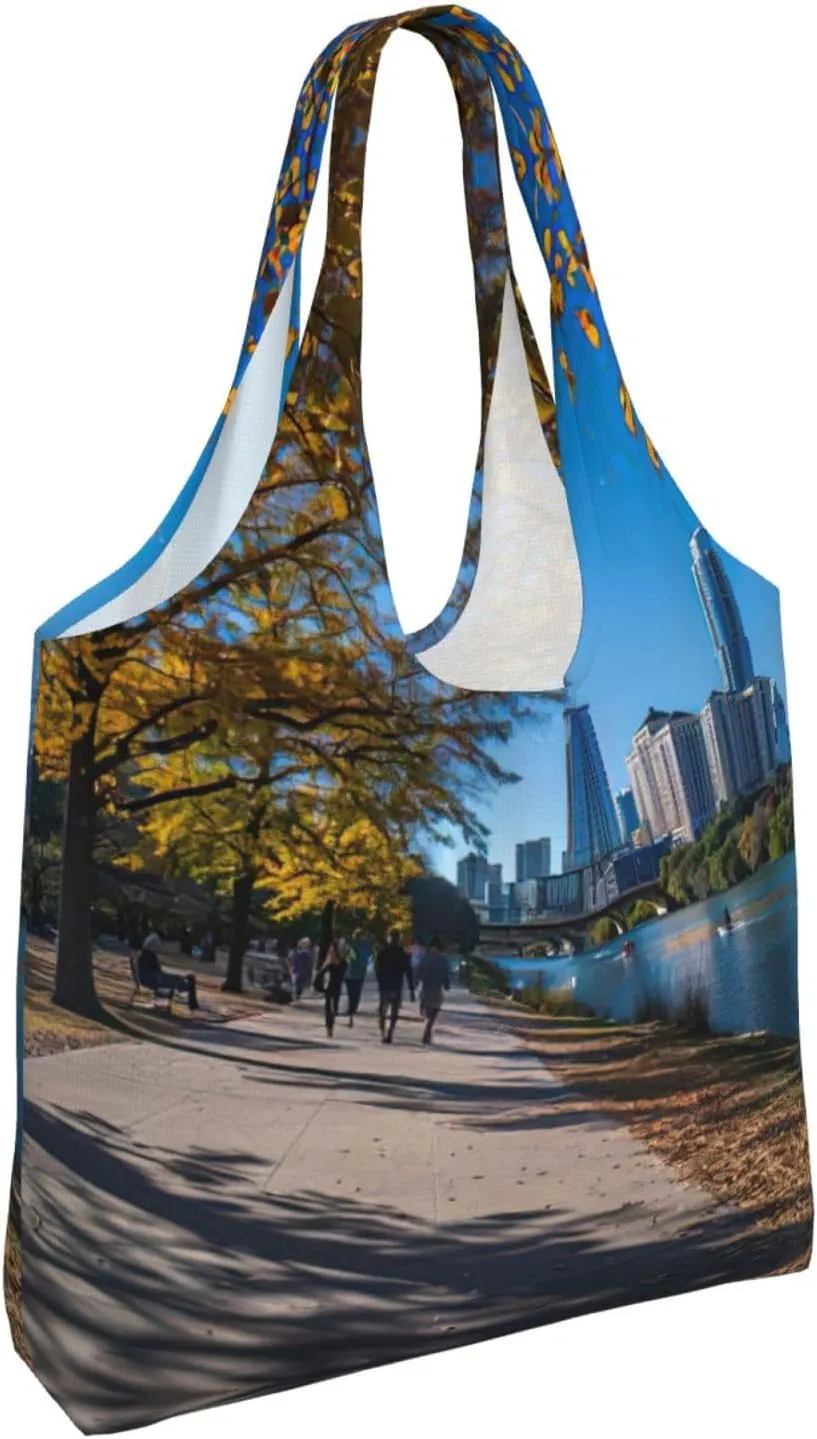 Deer Canvas Bag Bag Handbag Eco-Friendly Reusable Groceryshopping Bags For Women Girls