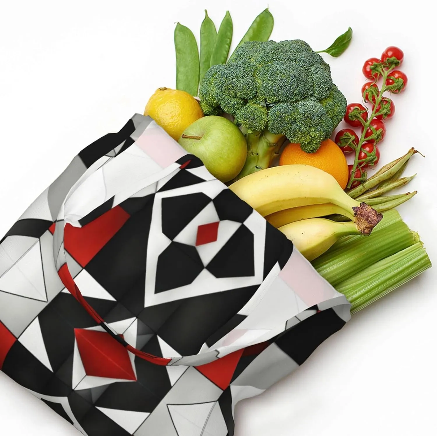 Deer Canvas Bag Bag Handbag Eco-Friendly Reusable Groceryshopping Bags For Women Girls