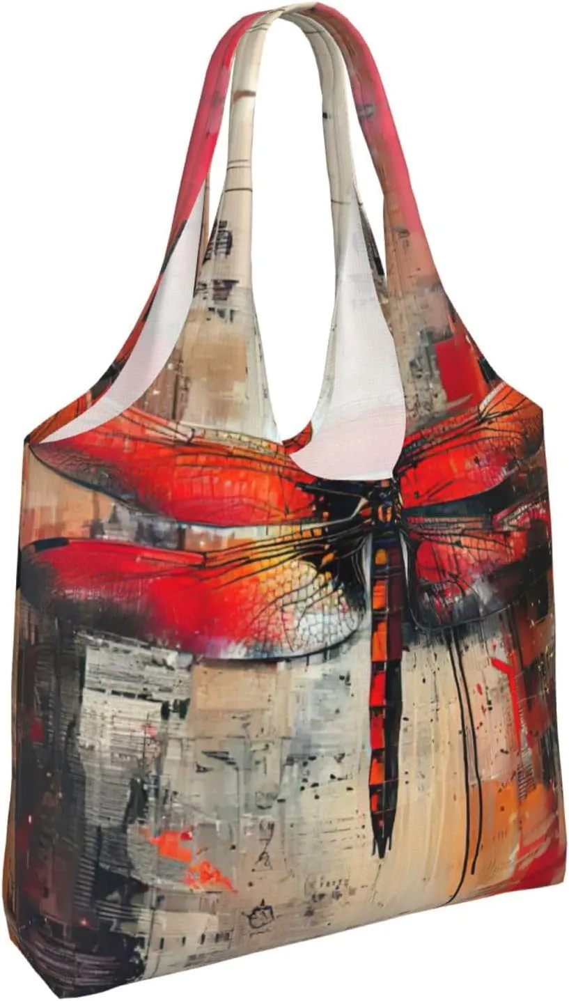 Deer Canvas Bag Bag Handbag Eco-Friendly Reusable Groceryshopping Bags For Women Girls