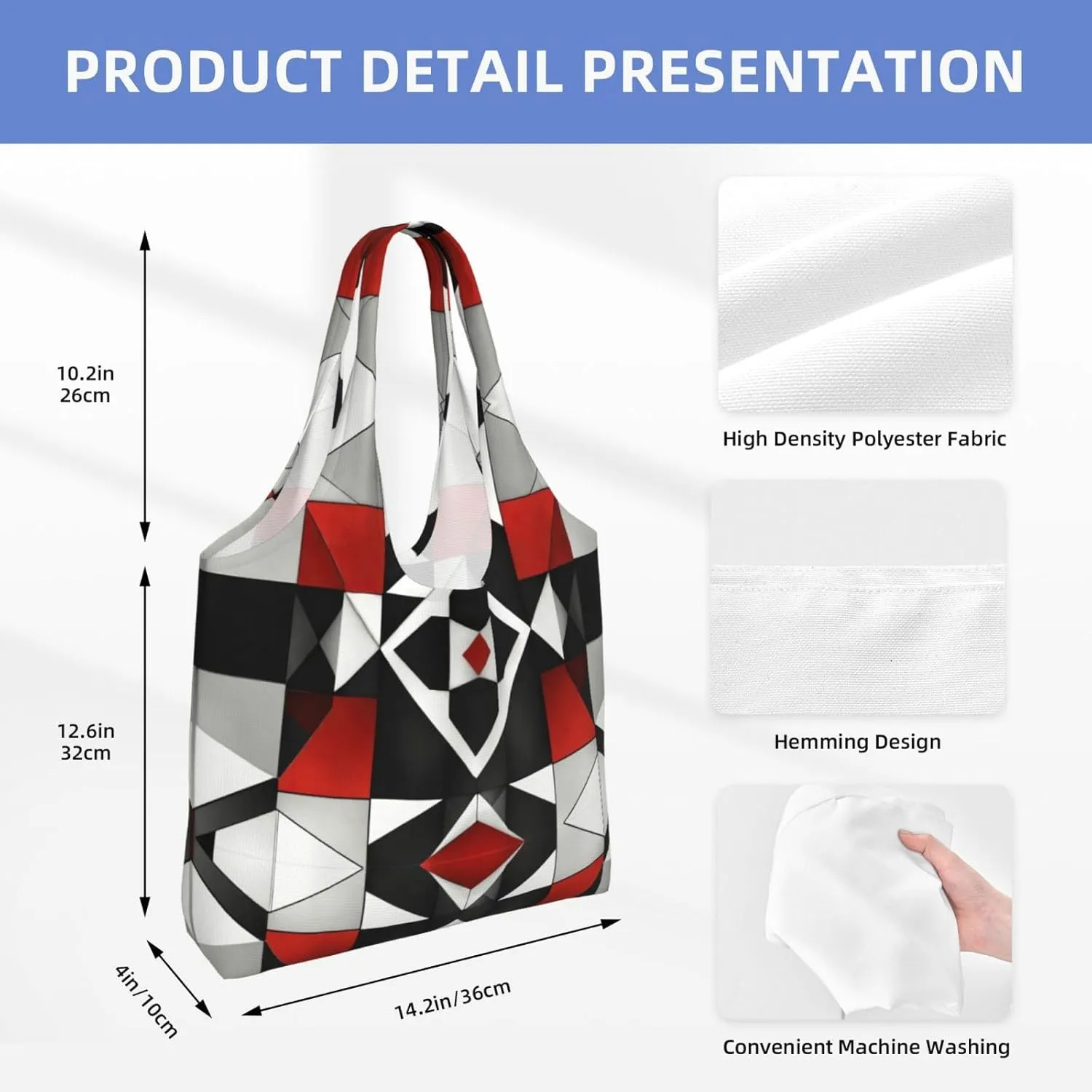 Deer Canvas Bag Bag Handbag Eco-Friendly Reusable Groceryshopping Bags For Women Girls