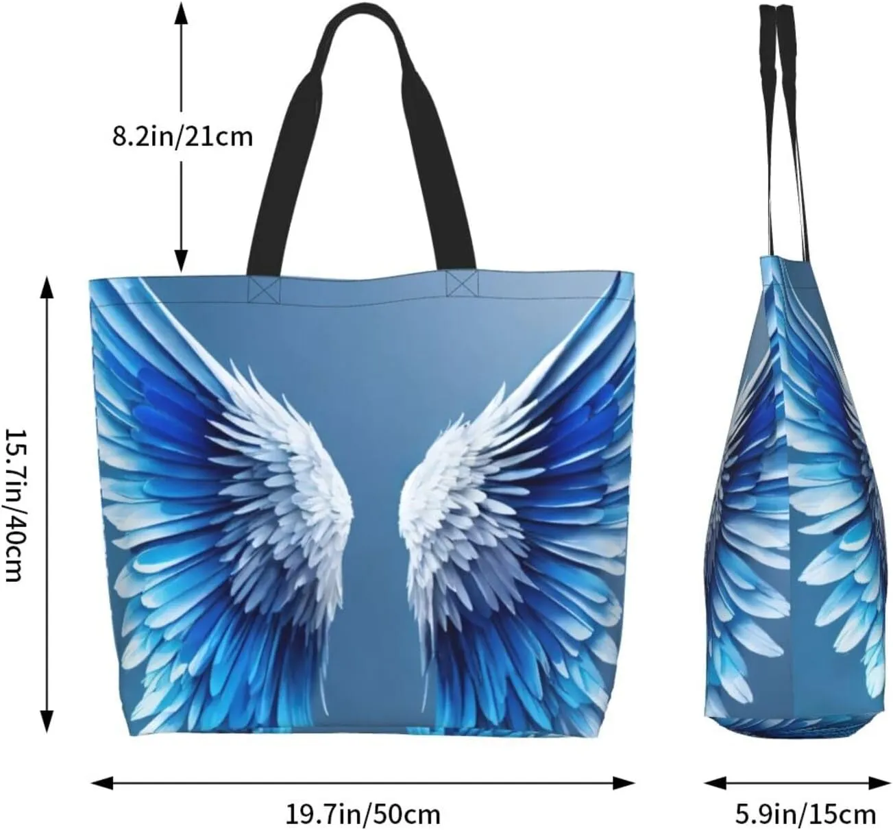 Deer Print Shoulder Bag For Women Shopping Bags Tote Bag Large Storage Handbag Grocery Bags For Travel Work