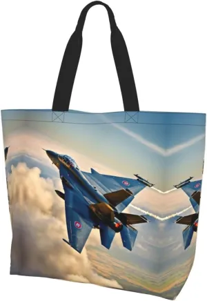 Deer Print Shoulder Bag For Women Shopping Bags Tote Bag Large Storage Handbag Grocery Bags For Travel Work