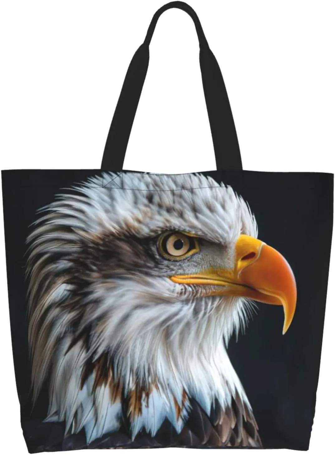 Deer Print Shoulder Bag For Women Shopping Bags Tote Bag Large Storage Handbag Grocery Bags For Travel Work