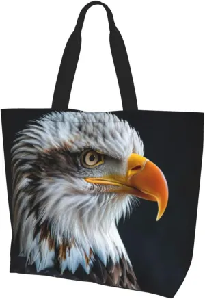 Deer Print Shoulder Bag For Women Shopping Bags Tote Bag Large Storage Handbag Grocery Bags For Travel Work