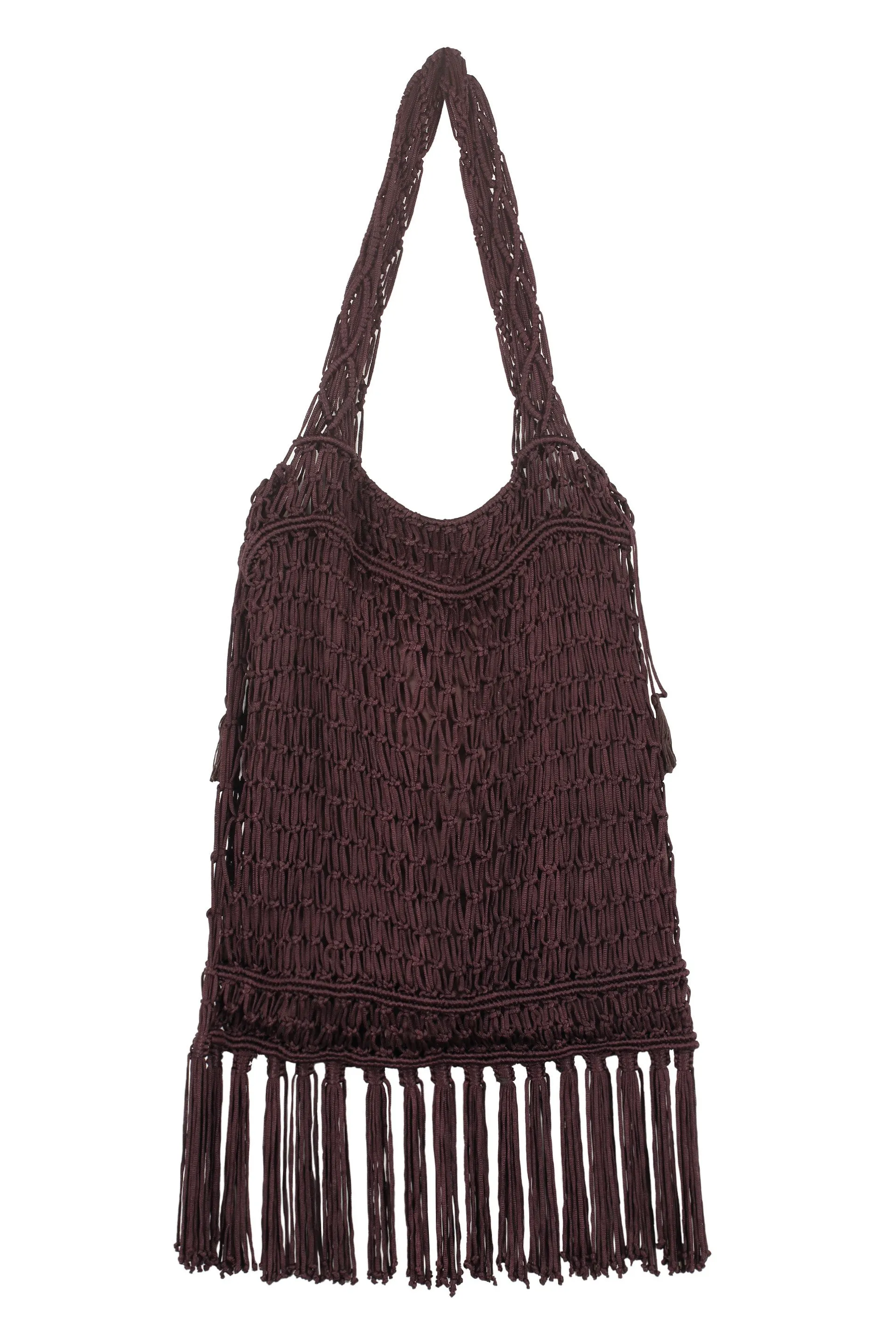 Deva mesh-knit tote bag