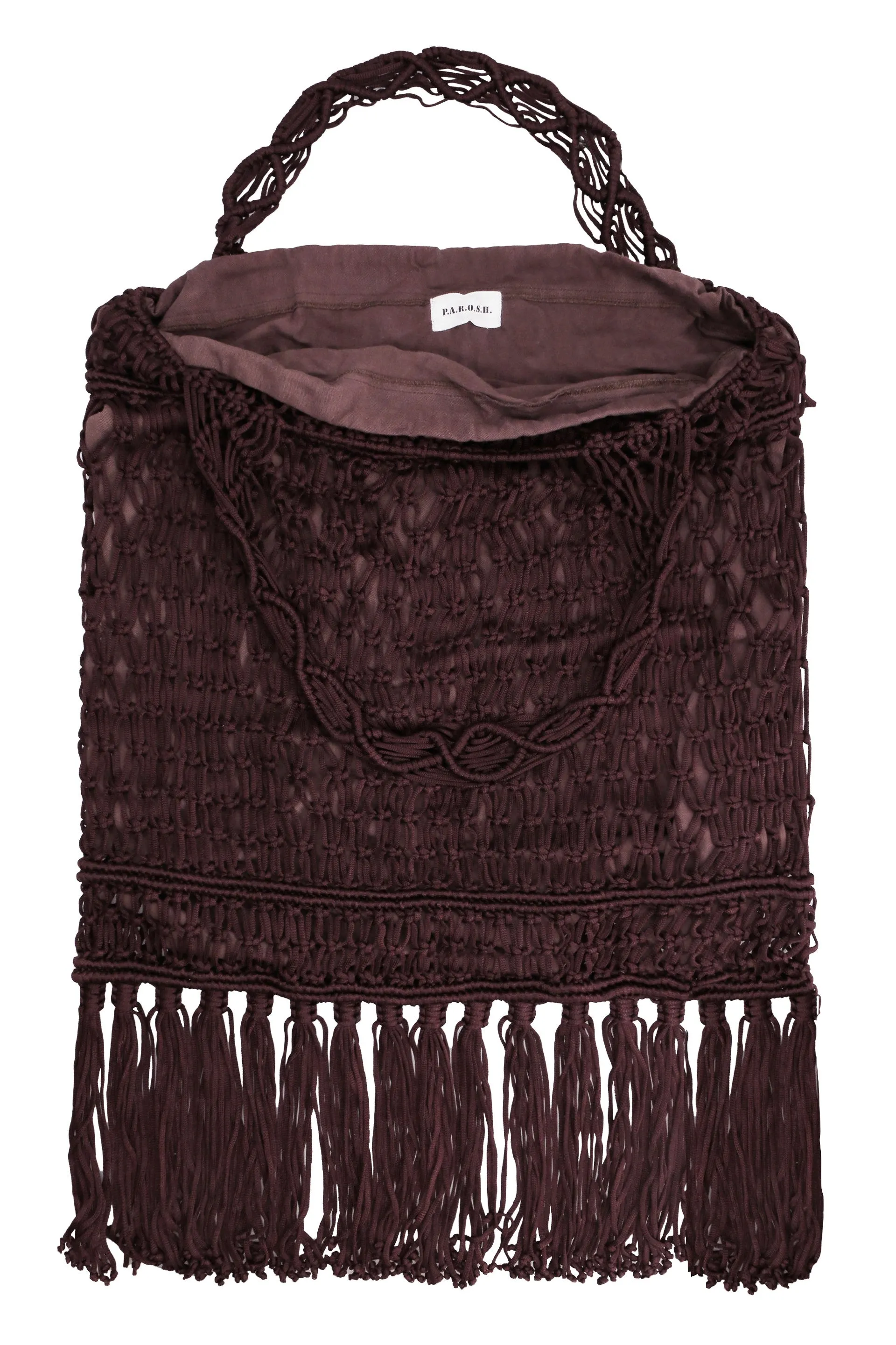Deva mesh-knit tote bag