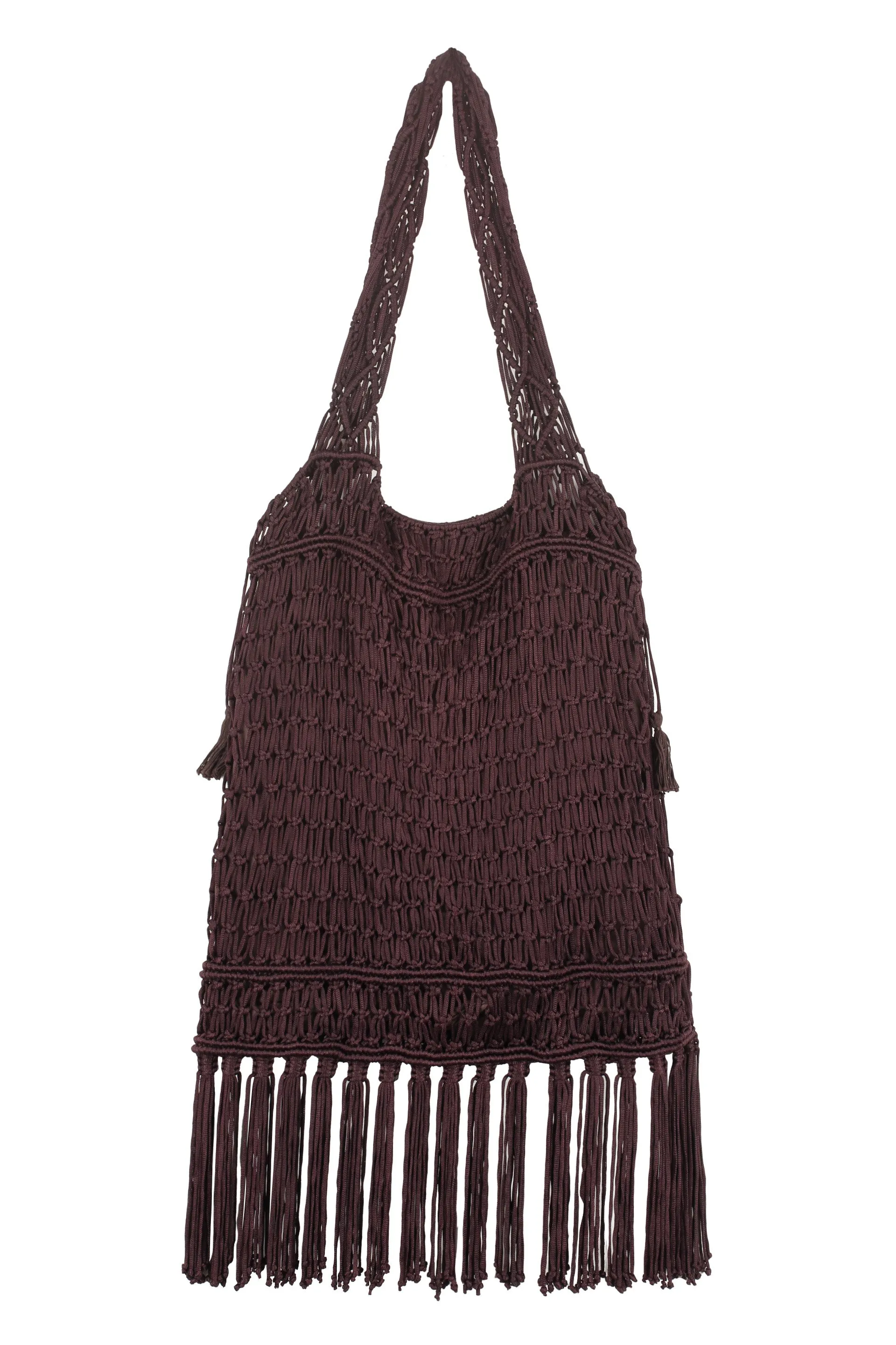 Deva mesh-knit tote bag
