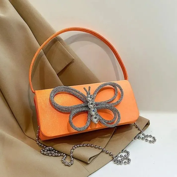 Diamond Butterfly Handbags/Shoulder Bags
