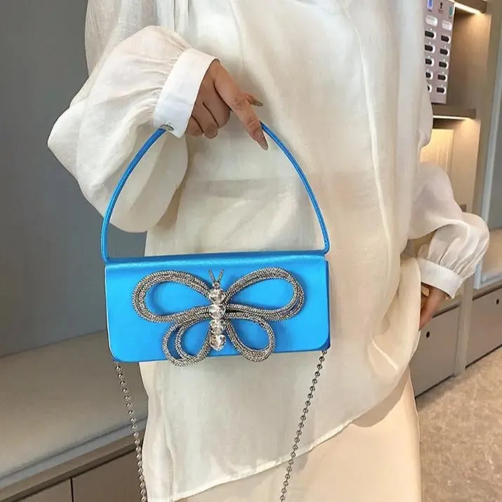 Diamond Butterfly Handbags/Shoulder Bags
