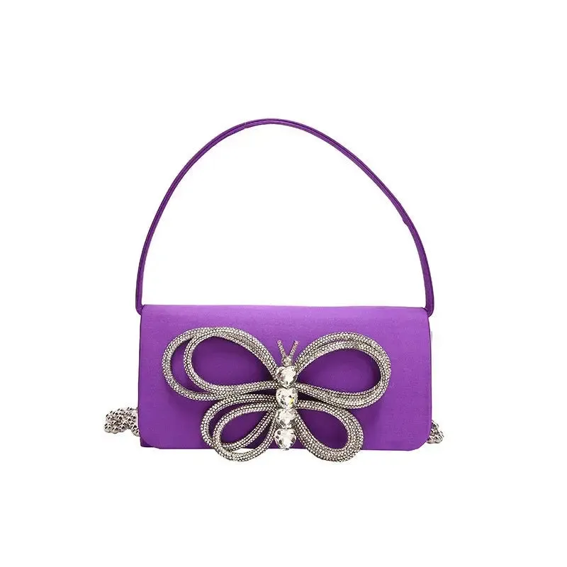 Diamond Butterfly Handbags/Shoulder Bags
