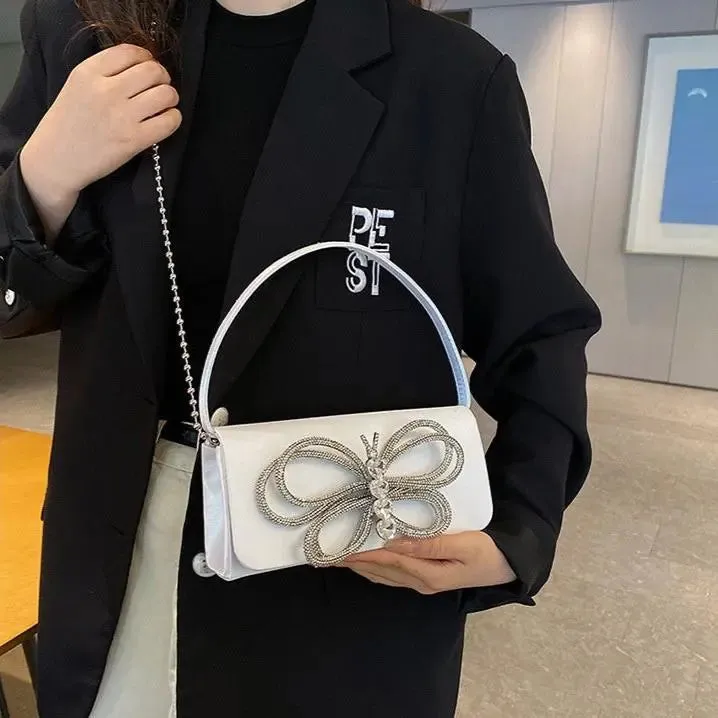 Diamond Butterfly Handbags/Shoulder Bags