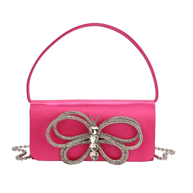 Diamond Butterfly Handbags/Shoulder Bags