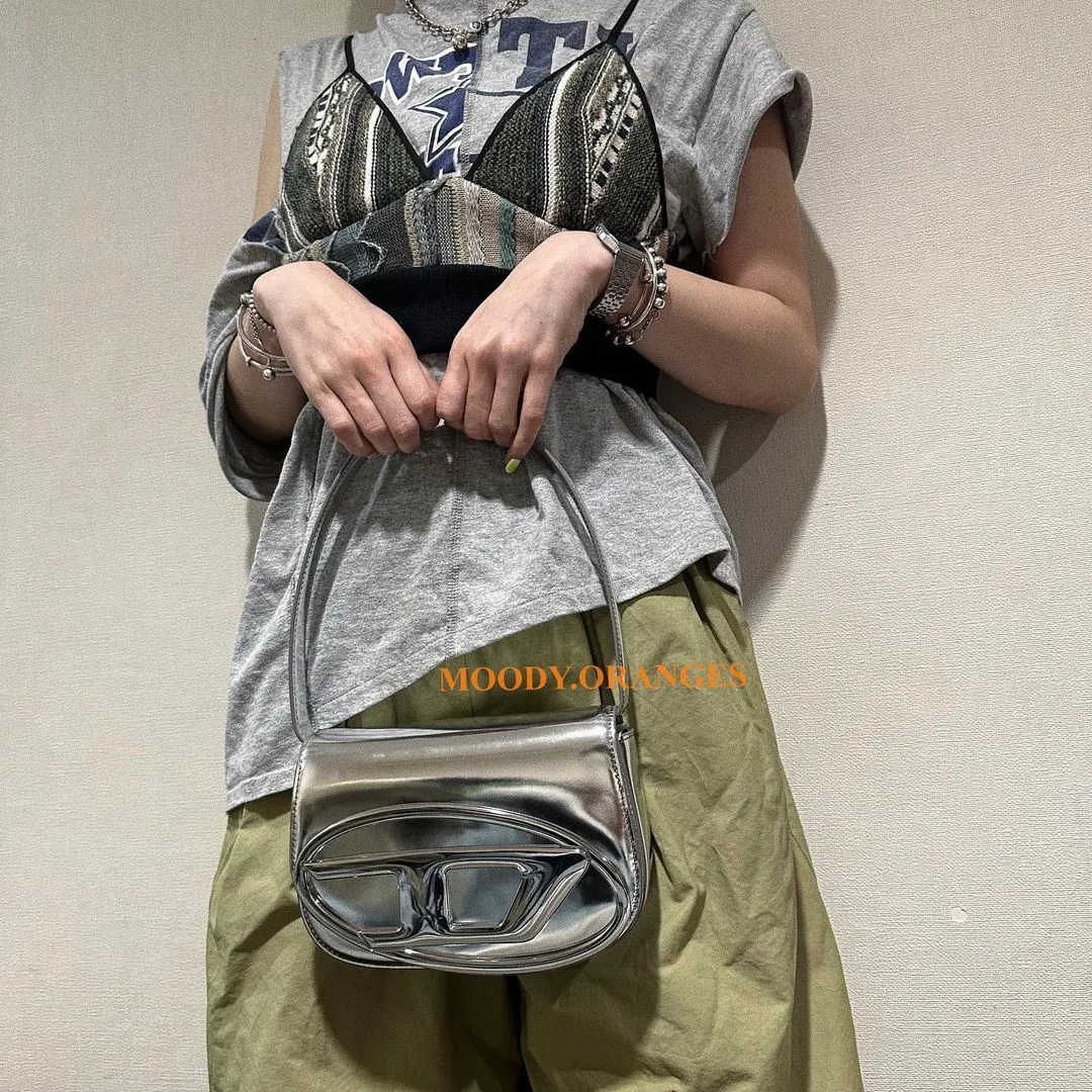 Diesel 1DR Silver Bag
