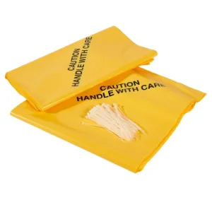 Disposal Bags & Ties | Yellow