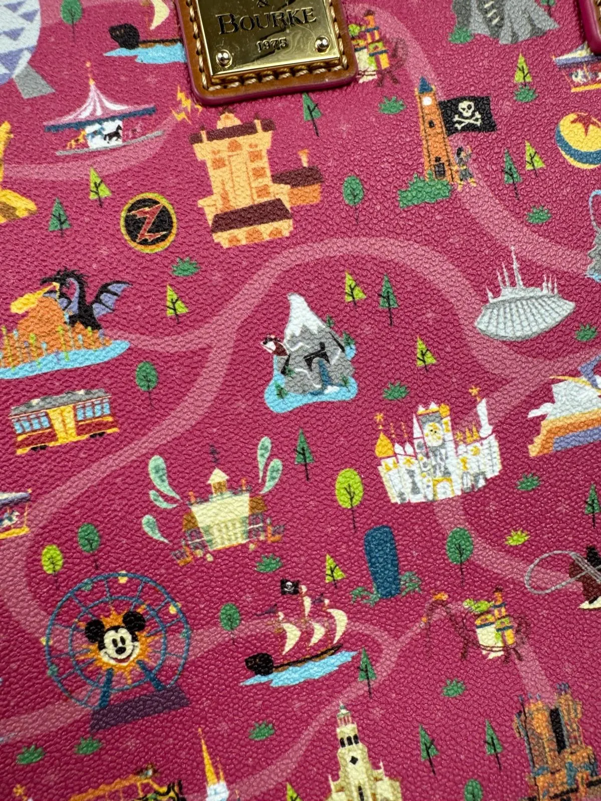 DOONEY & BOURKE X DISNEY WORLD ATTRACTIONS TOTE BAG