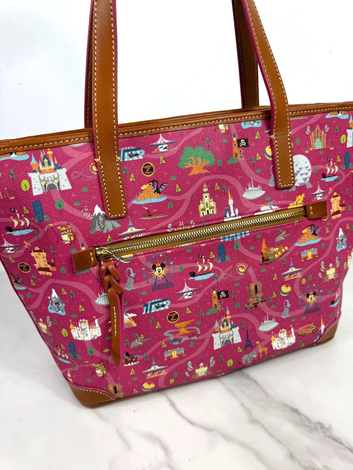 DOONEY & BOURKE X DISNEY WORLD ATTRACTIONS TOTE BAG
