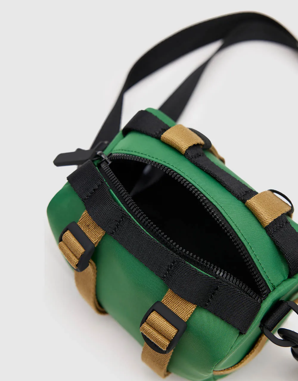 Double Buckled Crossbody Bag