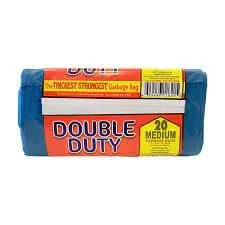 Double Duty Garbage Bag Jumbo -  is the ultimate high density, dual-purpose bag that’s ideal for solving problems from your toughest waste disposal tasks to carrying or storing your heavy loads - 60945612622