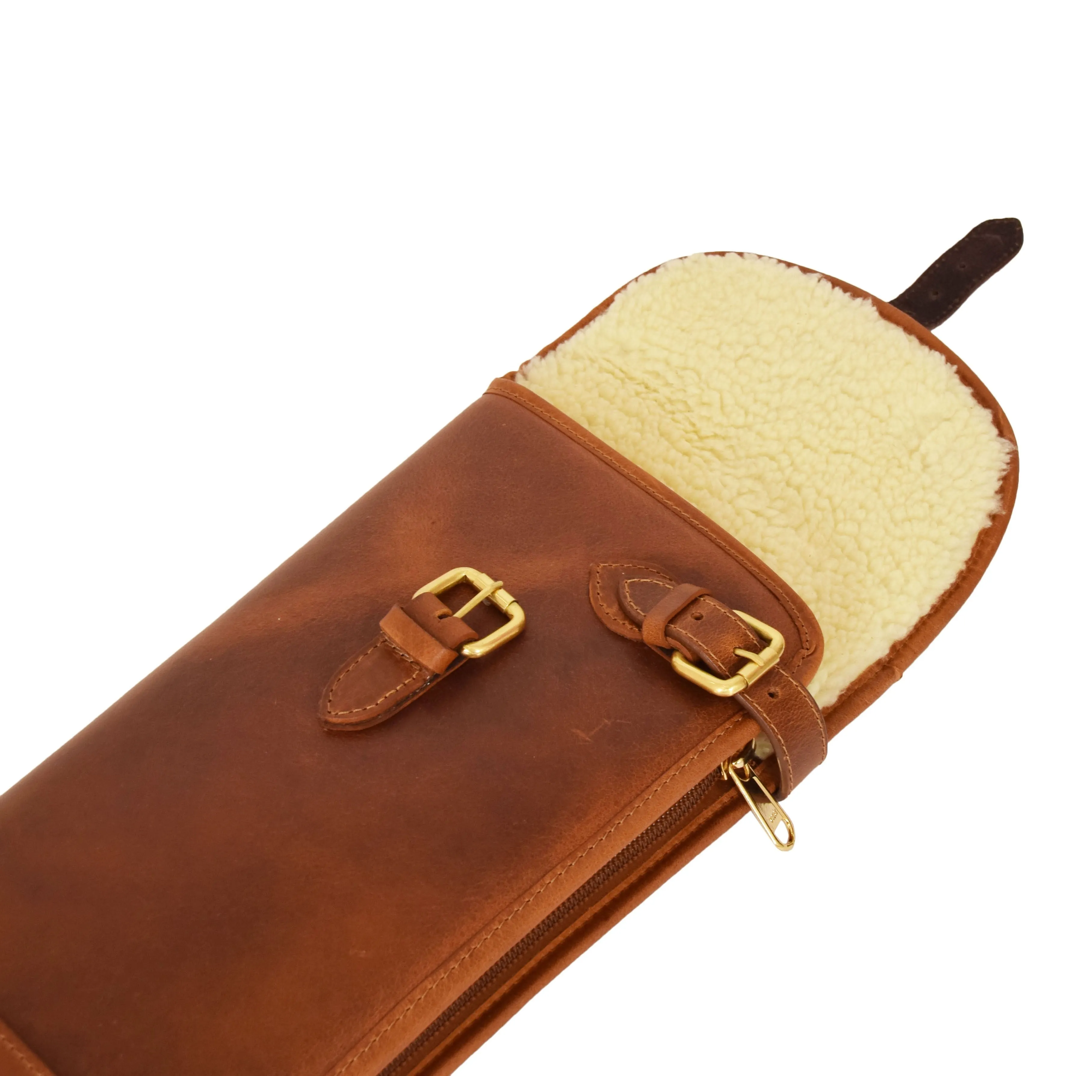 DR699 Leather Gun Slip with Shoulder Strap Tan
